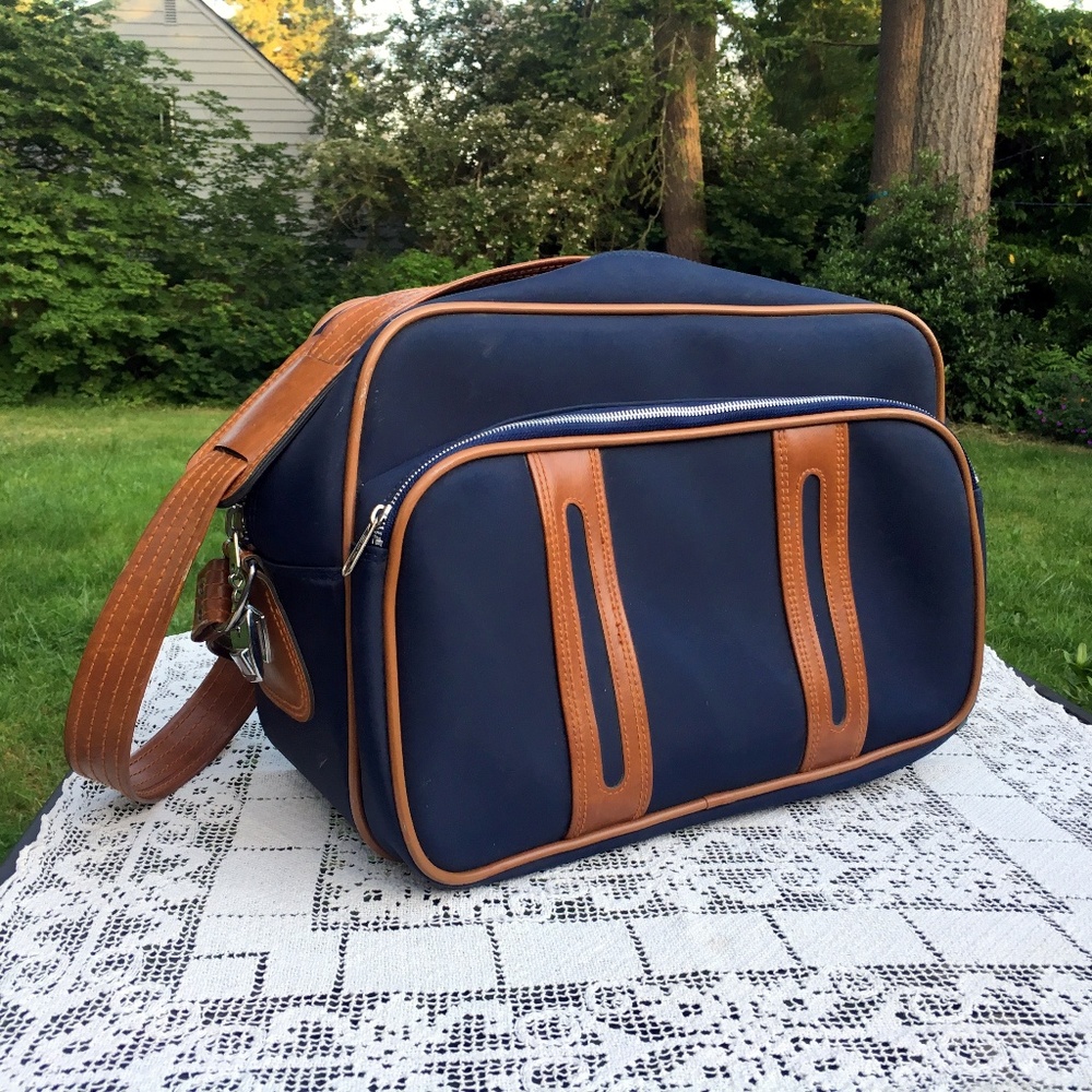 Vntg Gear Carry On Shoulder Bag Baltimore Luggage
